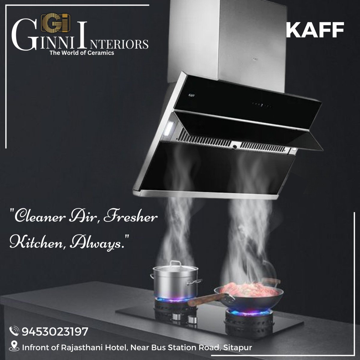 GinniInteriors's tweet image. COOK SAVOR, WITH CLEAN AIR😊
.
Ginni Interiors-Bindal Brother
Call Now☎️
Contact Us :- 9453023197
#GinniInteriors #Kajariatiles #kitchenapplication #Hardwarefitting #SanitaryBathware #Sitapur #bestdecor #homedecoration #longlasting #LakhimpurKheri #laharpur #chimney #tileslover