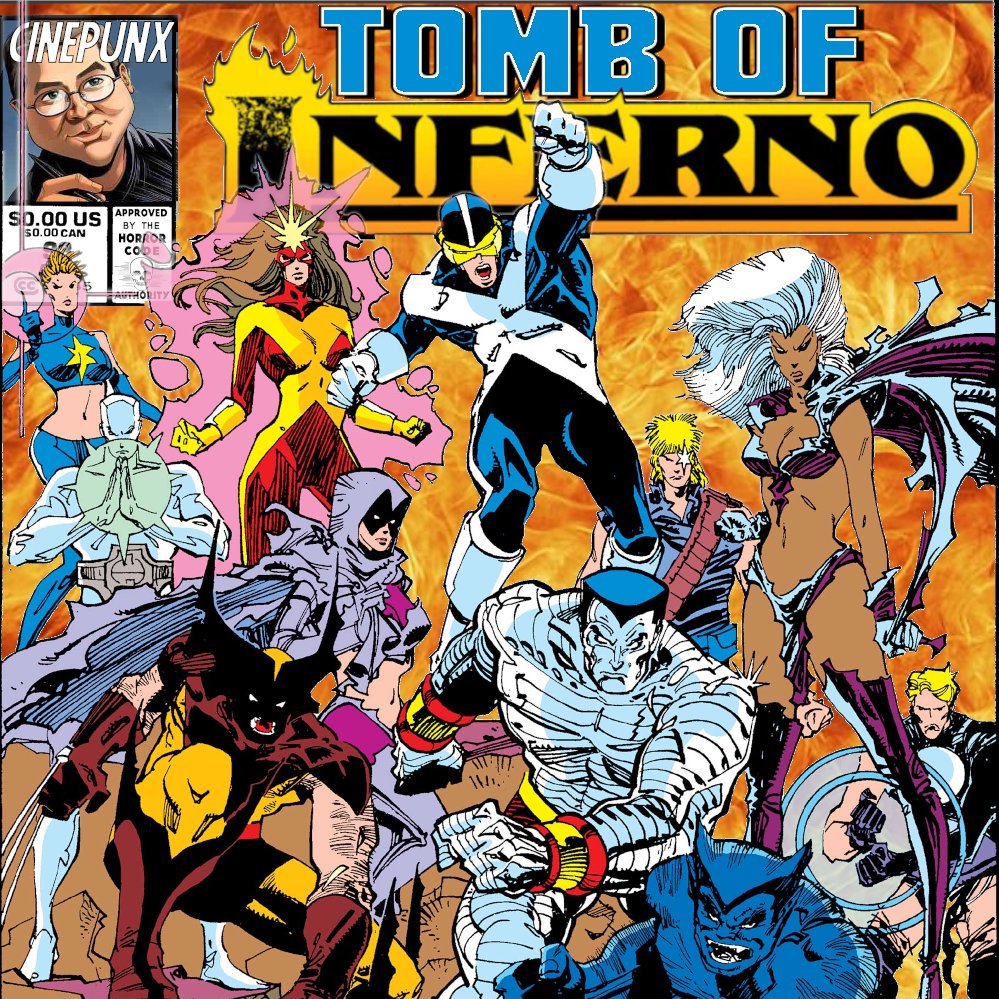 NEW EPISODE! 
In this penultimate installment of our INFERNO event coverage, we're joined by New Pulp author extraordinaire Barry Reese! This week, we have issues of X-FACTOR, DAMAGE CONTROL, POWER PACK, and CLOAK &amp; DAGGER! 

cinepunx.com/tomb-of-ideas-…
