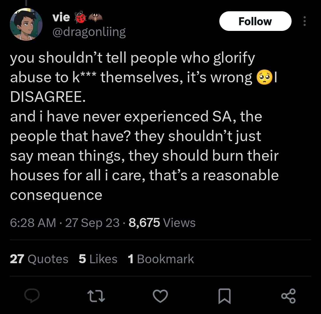 skyebatungbakal's tweet photo. a very 'normal' response over icky fiction https://t.co/1qwqsPPbtt