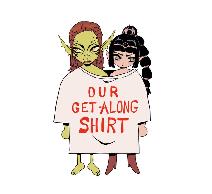 「green skin white shirt」 illustration images(Latest)
