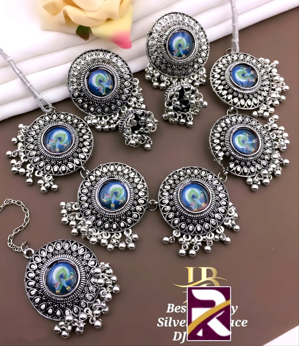 abis9's tweet image. Premium Quality Designer Fancy Navratri Special Oxidised Necklace/ Choker Set with Earrings
👉LIMITED STOCK..BOOK FAST
Price: ₹629/- (MRP: ₹995/-)
Extra ₹35 charge for COD orders in advance
#necklaceset #chokerset #jhumka #jhumkalove #jhumki #necklavewithearrings #FreeShipping