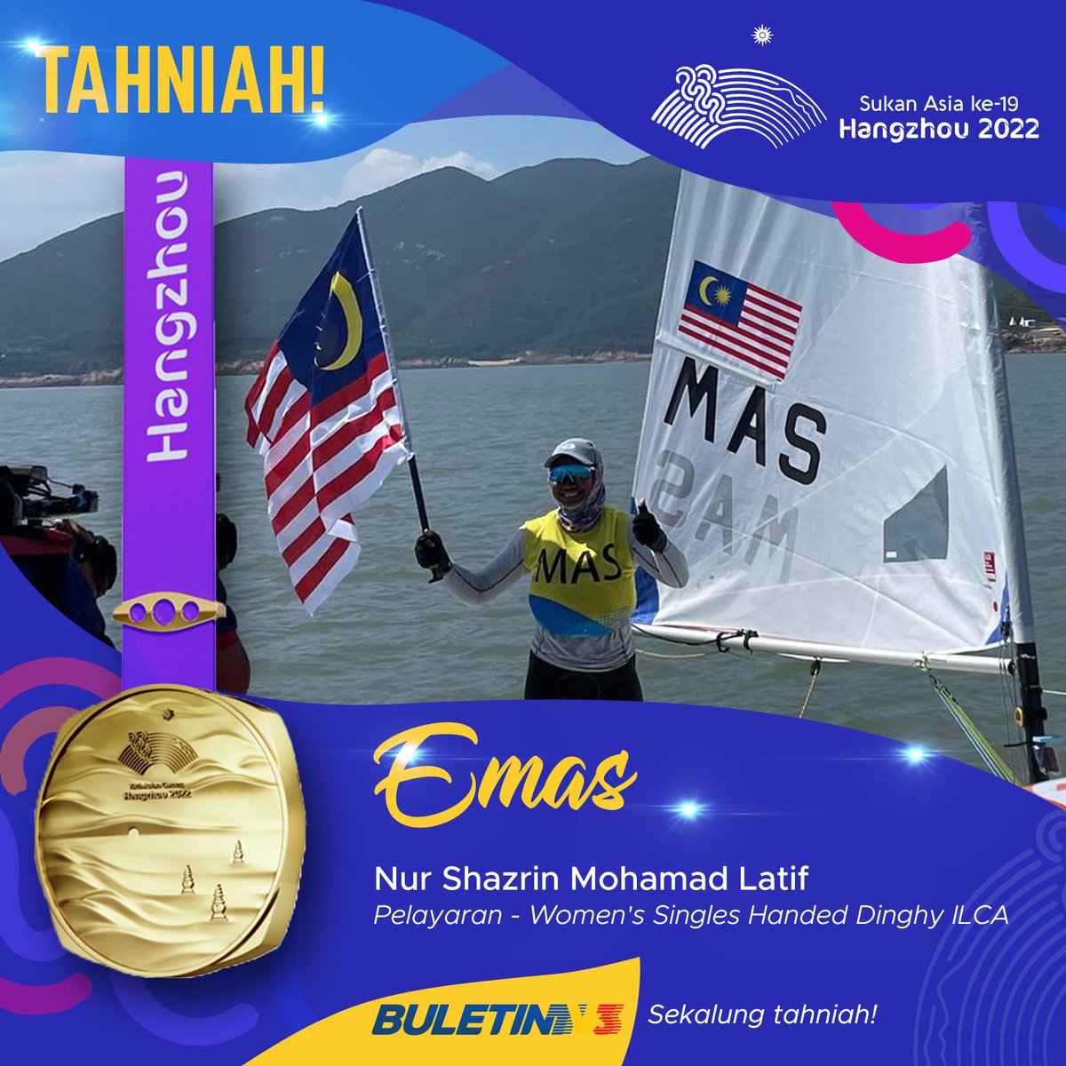 HANGZHOU 2022 | Nur Shazrin sumbang pingat emas pertama buat kontinjen negara

#KontinjenMalaysia
#SukanAsia2022
#Hangzhou2022