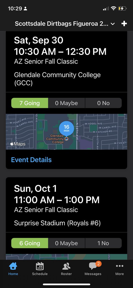 GeorgeSmith2024's tweet photo. Here is my schedule for the @AZFallClassic. https://t.co/nq6r5DIjPJ