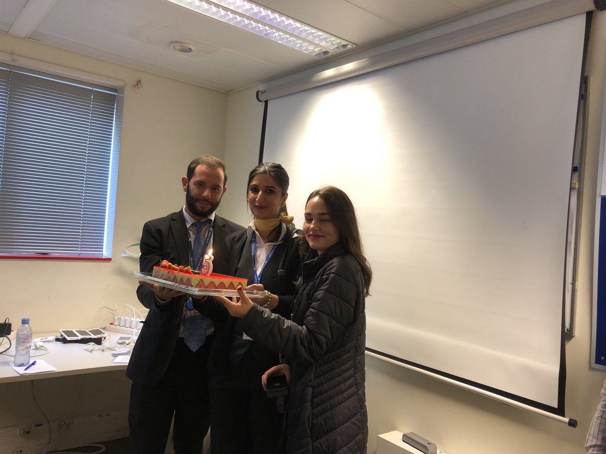 Marrefamina1's tweet photo. CDG milestones !!! Sophie 35 years !! Paulette and Evelyne 30 years!! Our junior Valentina Maryiem Thomas    All celebrated by Andrea and Arvind 🎂🌺👏⁦⁦@SanitaMusselaya⁩ https://t.co/6cOGlBquHD