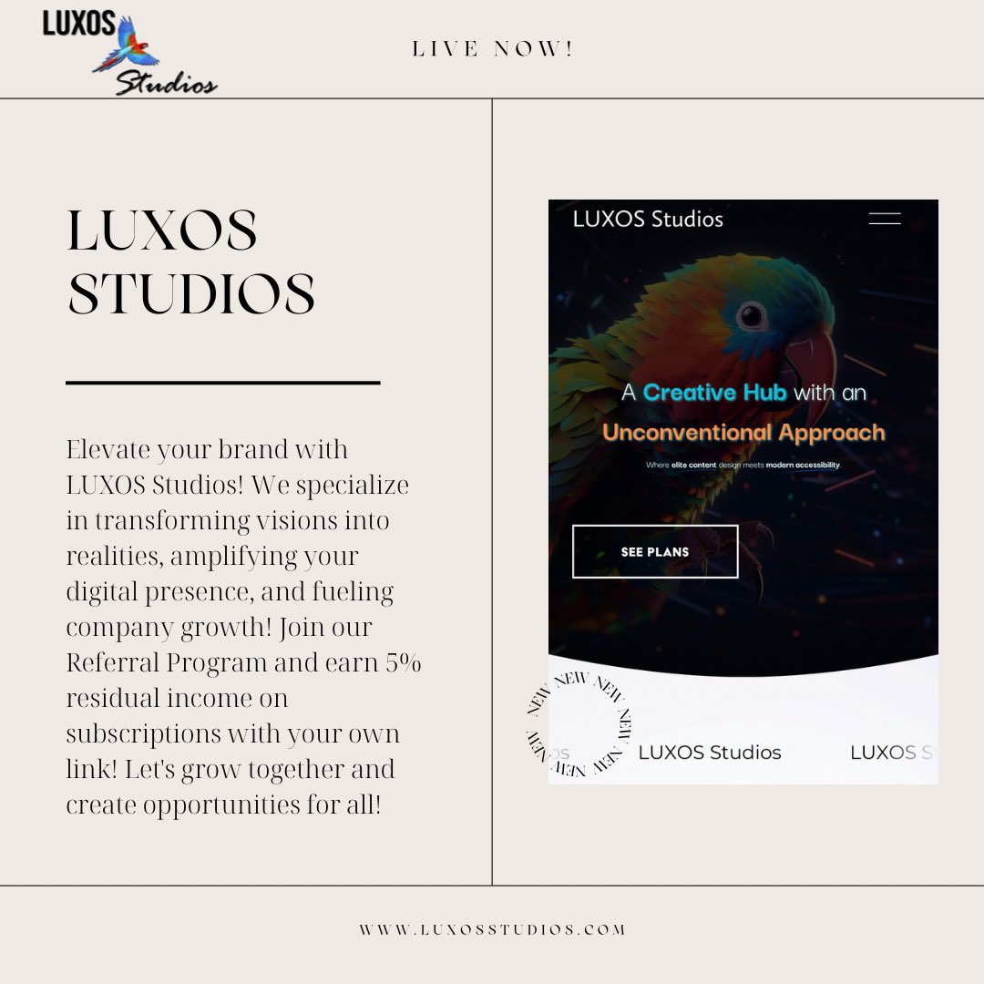 LUXOS Studios tweet media