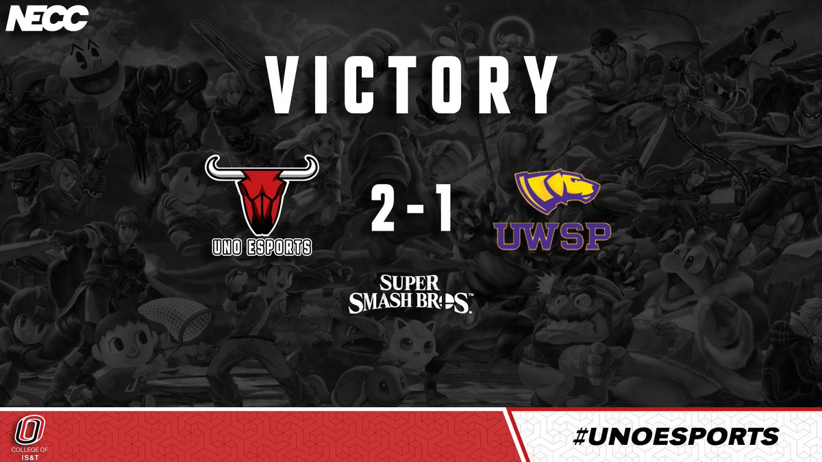 UNO Black SSBU competed tonight in <a href="/neccgames/">NECC</a> against <a href="/uwsp_esports/">UWSP Esports</a> and won 2-1. Great way to open the season up!