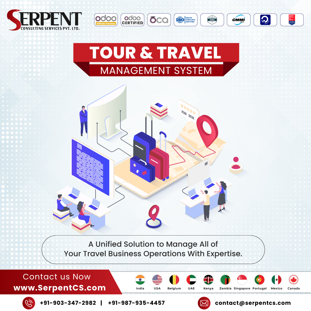 Looking a platform that can manage your #travelagency operations on single dashboard? 

Get you business management upgraded with high-tech #travelmanagementsystem your ultimate travel business companion to manage all #tour operations.

🌐To know more: bit.ly/tour-travel-ma…