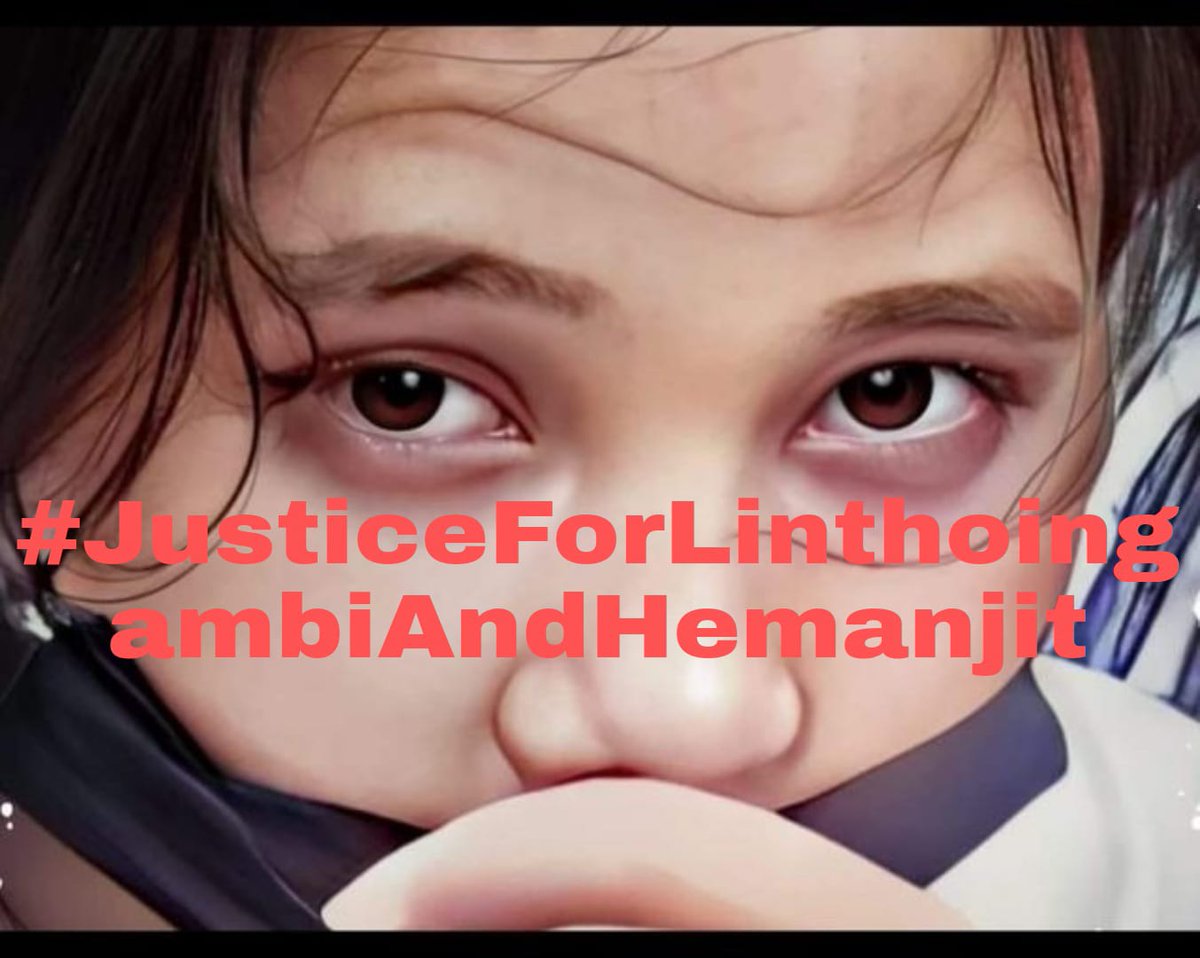 Look into her terrified eyes, a quiet plea for help, her heart longing to be reunited with her eager parents. How could those monsters do this to you? Rest in peace, dear sister rest in peace😭😢😭. #JusticeForLinthoingambiAndHemanjit #KukiTerrorists #ManipurFightsBack #Imphal