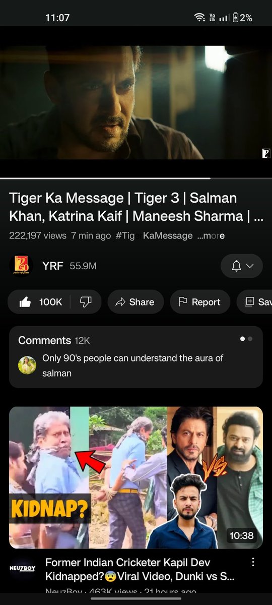 Random (@aa077497) on Twitter photo FASTEST 100k likes on teaser
7 mins that's it
#Tiger3 #TigerKaMessage #Tiger3Teaser
<a href="/BeingSalmanKhan/">Salman Khan</a> FASTEST 100k likes on teaser
7 mins that's it
#Tiger3 #TigerKaMessage #Tiger3Teaser
<a href="/BeingSalmanKhan/">Salman Khan</a>