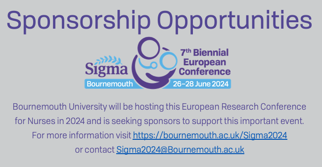 Leslie Gelling (@leslie_gelling) on Twitter photo If you might be interested in Sponsoring <a href="/SigmaNursing/">Sigma Nursing</a>'s 7th Biennial European Conference in Bournemouth in June 2024 contact Sigma2024@bournemouth.ac.uk or visit bournemouth.ac.uk/sigma2024
<a href="/RegionSigma/">Sigma European Region</a> <a href="/PhiMuChapter/">Phi Mu Chapter</a> @Heidirintteach <a href="/lwestcott1/">Dr Liz Westcott</a> <a href="/Clinical_Academ/">Dr Chantel Cox</a> #SigmaERC2024
🩵🩶💜 If you might be interested in Sponsoring <a href="/SigmaNursing/">Sigma Nursing</a>'s 7th Biennial European Conference in Bournemouth in June 2024 contact Sigma2024@bournemouth.ac.uk or visit bournemouth.ac.uk/sigma2024
<a href="/RegionSigma/">Sigma European Region</a> <a href="/PhiMuChapter/">Phi Mu Chapter</a> @Heidirintteach <a href="/lwestcott1/">Dr Liz Westcott</a> <a href="/Clinical_Academ/">Dr Chantel Cox</a> #SigmaERC2024
🩵🩶💜