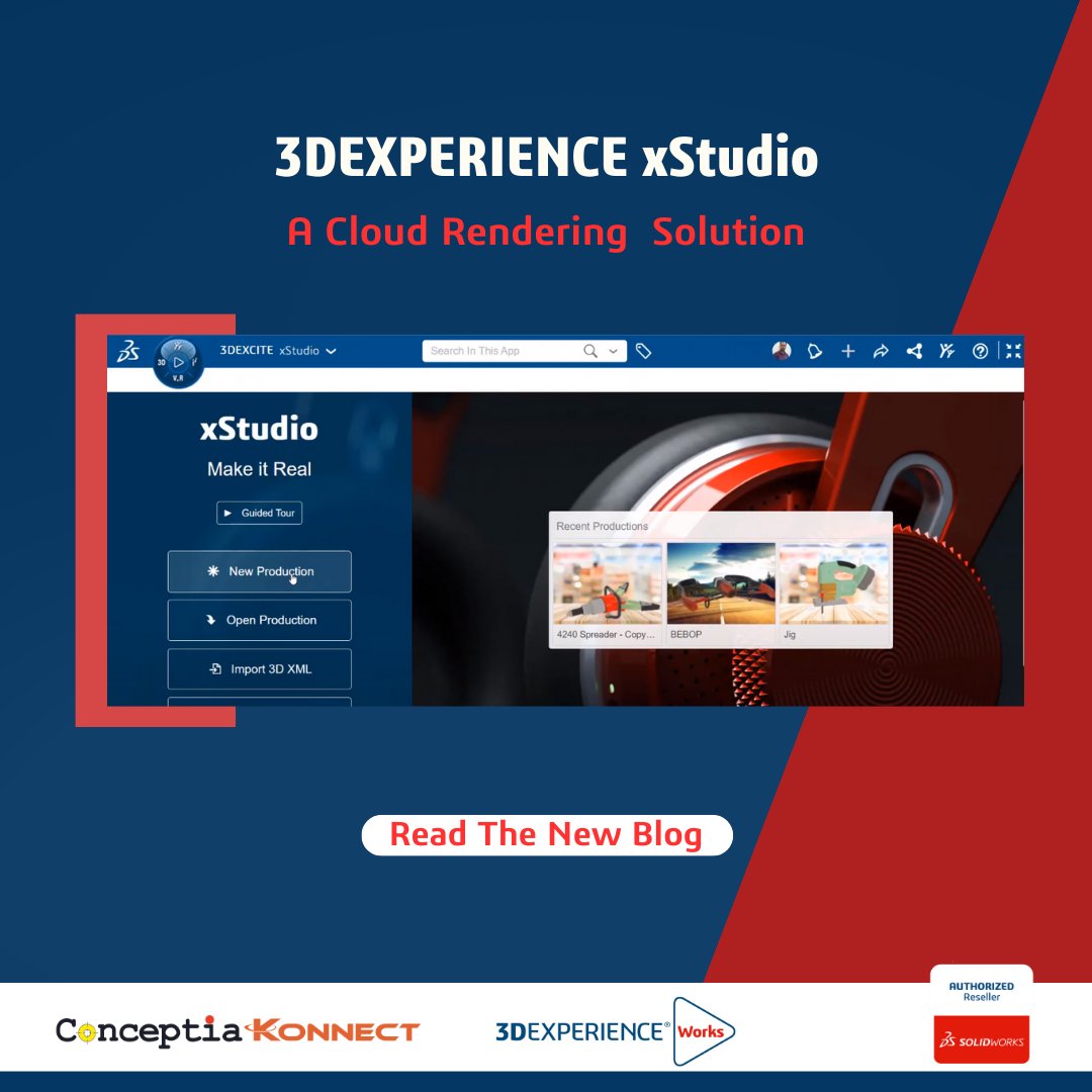 CK_SolidWorks's tweet image. xStudio-The Cloud Based Rendering Solution

Introducing xStudio This is 3DEXPERIENCE Works browser-based application that does not require any sort of local installation. 
Read More: lnkd.in/gimVN5dC

#xstudio #3dexperienceworks #3dexperienceplatform #cloudbasedsolutions