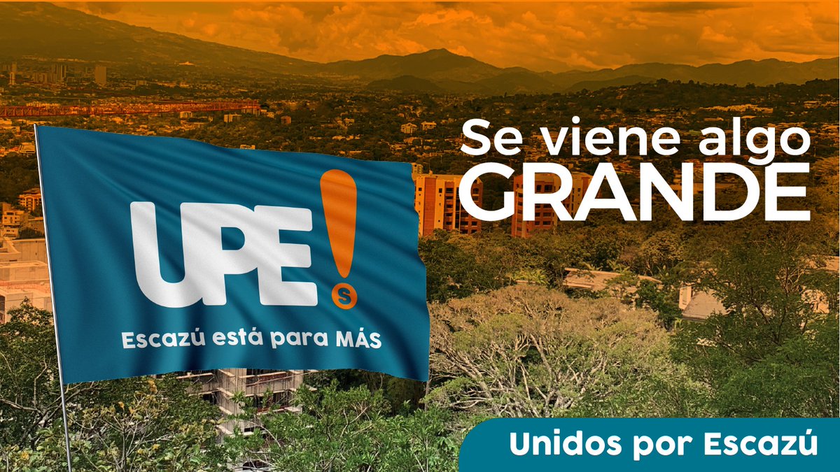 UPESCAZU's tweet photo. 📢 ¡Prepárate para el evento del año en Escazú! 🇨🇷✨

UPEscazú está a punto de revelar algo grande que cambiará el rumbo de nuestro cantón. 

Este es solo el comienzo...
#Escazú #Municipales2024 #UnidosPorEscazú #TalyAlcalde #Transparencia https://t.co/bKIO9PnQEQ