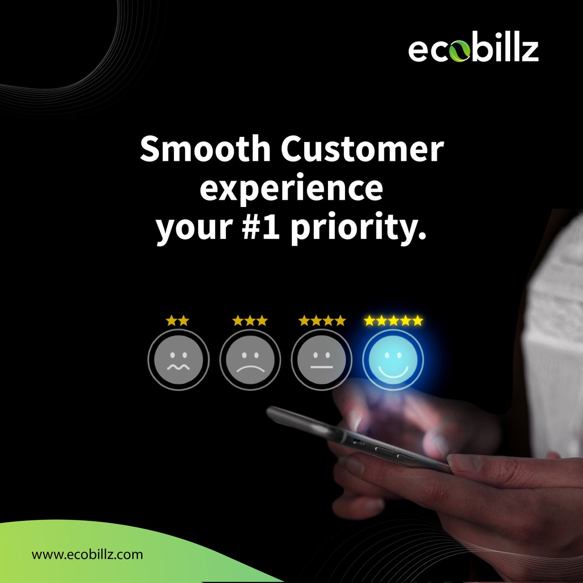 ecobillz's tweet image. At Ecobillz, delivering a smooth customer experience is our number one priority.
@ecobillz Private Limited
#Ecobillz #CustomerExperience #PriorityService #SeamlessInteractions