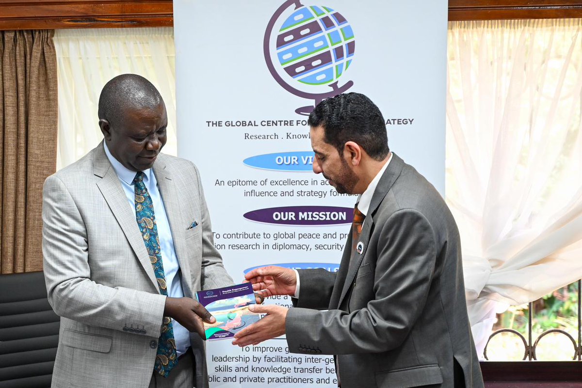 TrendsRA's tweet photo. #TRENDS and the Nairobi-based Global Centre for Policy and Strategy (GLOCEPS) discussed prospects for cooperation and coordination on studies and research, especially on Africa, in addition to exchange of expertise.

@GLOCEPS1 https://t.co/JKR0IBeW39