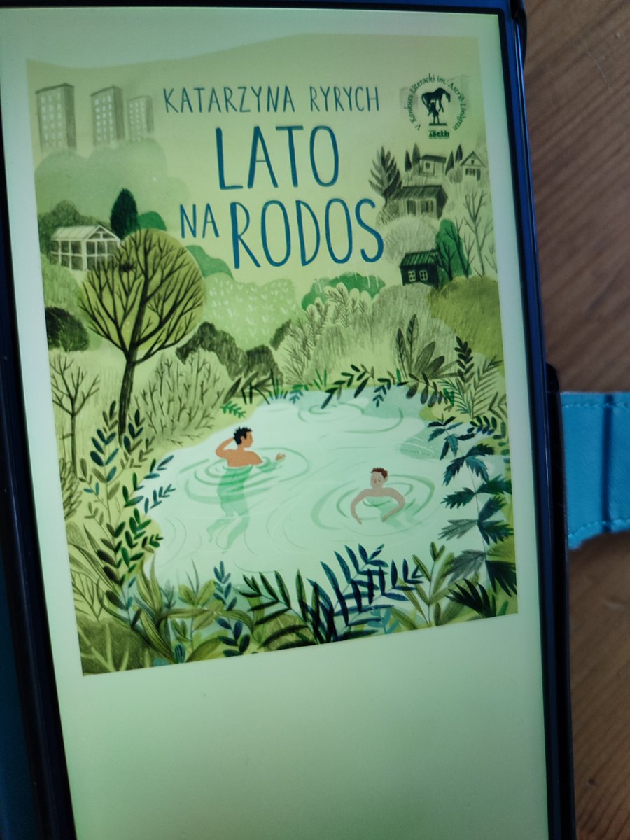 Wrapping up #WorldKidLitMonth with 'Lato na Rodos' by #katarzynaryrych. Beautiful📗about tolerance, friendship &otherness. No English translation available so we're reading it in our #homelanguage  #Polish #multilingualism #MultilingualLiteracy