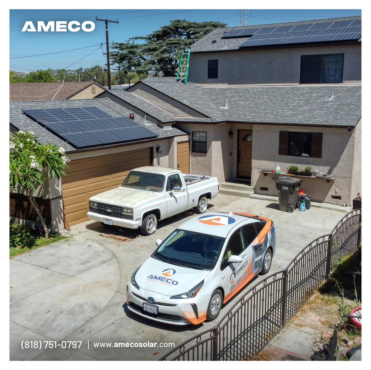 AmecoSolar's tweet image. Discover the perfect synergy of style and sustainability with our efficient roof and solar options.
#amecosolar #roofingsolutions #solarpanelsystem #roofingreplacement #solarpanelinstallation