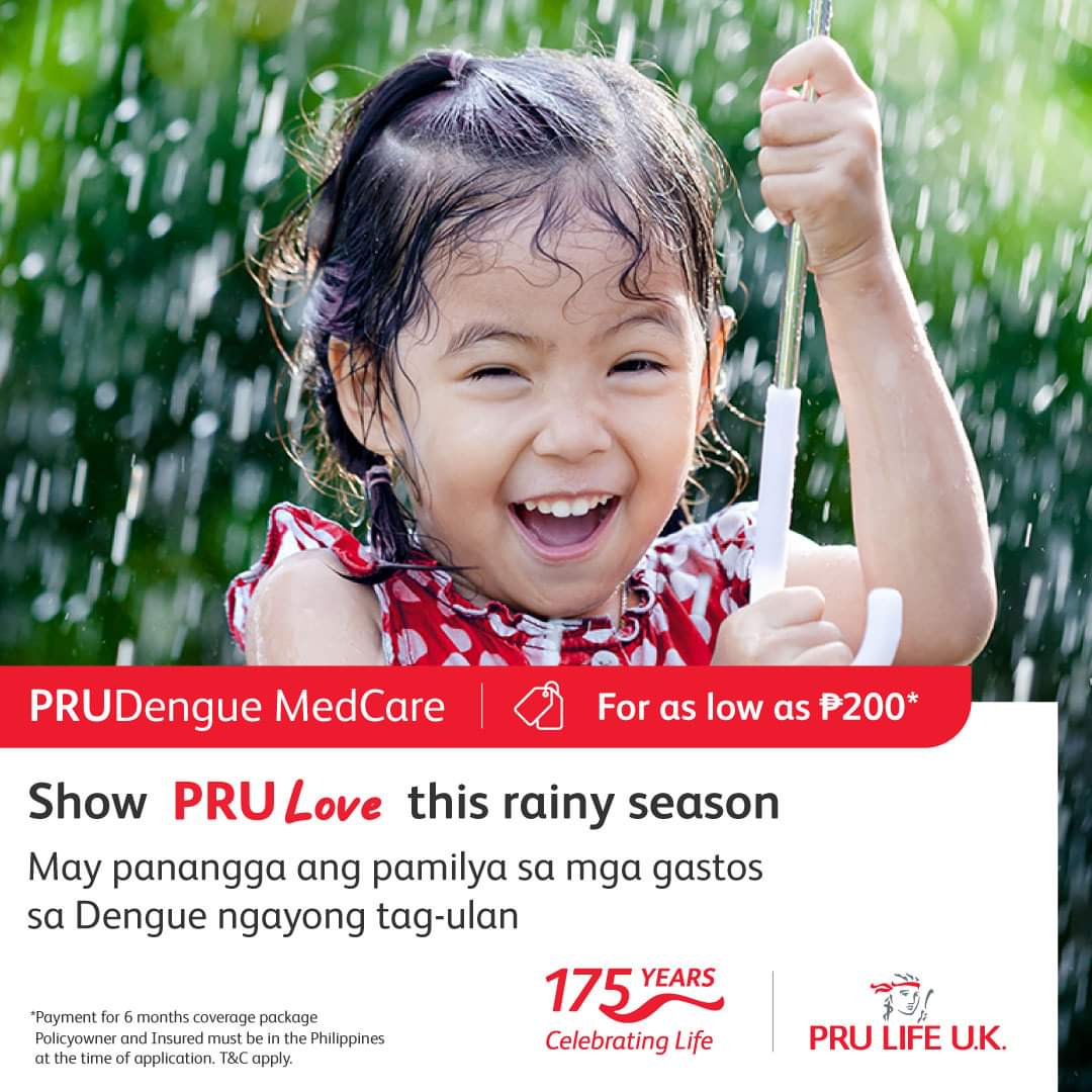 PruLifeUK's tweet photo. Cash assistance 'pag nagka-Dengue, 'yan ang #PRULove! PRUDengue MedCare starts at P200. Learn more 👉 https://t.co/uep8DHTCay T&amp;C Apply https://t.co/lJGO64fFdO
