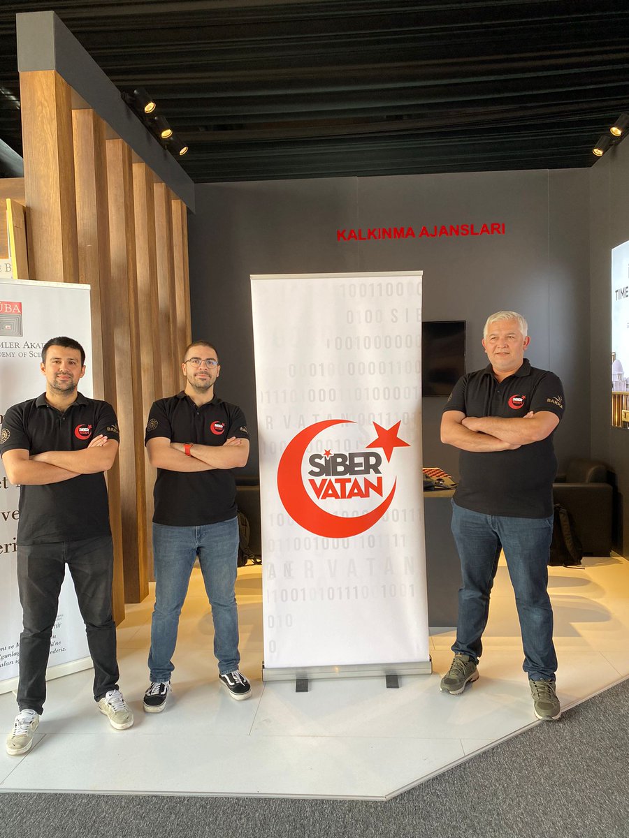 Ayakları yere basmayan tek festival #TEKNOFESTİzmir’de!#BirlikteDahaGüçlüyüz <a href="/TCSanayi/">Sanayi ve Teknoloji Bakanlığı</a> standında #SiberVatan eğitim ve yarışmalarına bekliyoruz🚀

Ayaküstü CTF ⛳️
Yarısmalar 📲
Mini Eğitimler 👩‍🏫

<a href="/SavunmaSanayii/">SSB</a> <a href="/dijital/">Dijital</a> <a href="/KalkinmaAjansGM/">Kalkınma Ajansları Genel Müdürlüğü</a> <a href="/TCBAKKA/">TCBAKKA</a>
