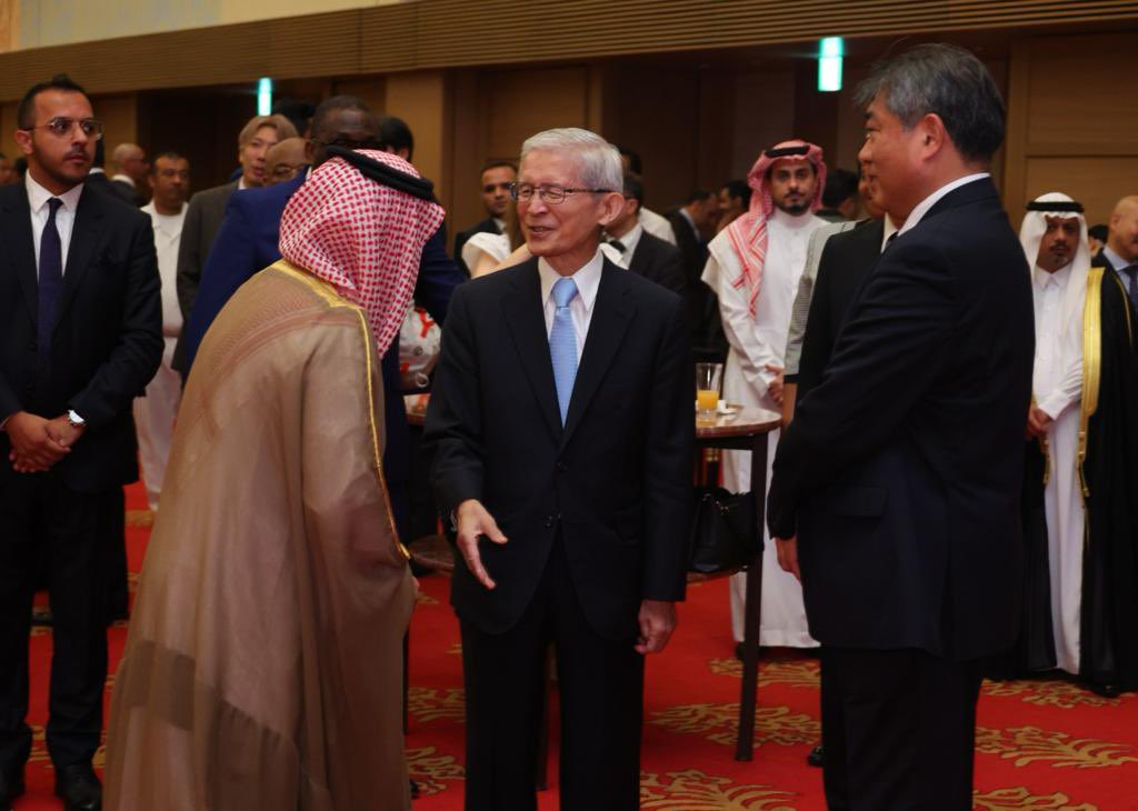 KSAembassyJP's tweet photo. #اليوم_الوطني93 
#نحلم_ونحقق 
#サウジアラビアの建国記念日
#SaudiNationalDay 
#اليابان #طوكيو https://t.co/KnFw9dQda4