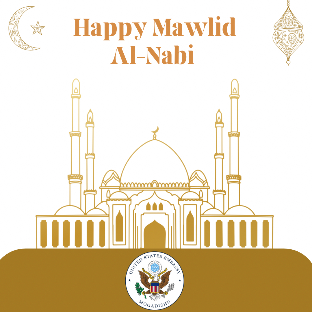 Wishing a joyous and blessed Mawlid Al-Nabi to everyone observing it in #Somalia, and across the world. May this special occasion bring you abundant health and happiness.