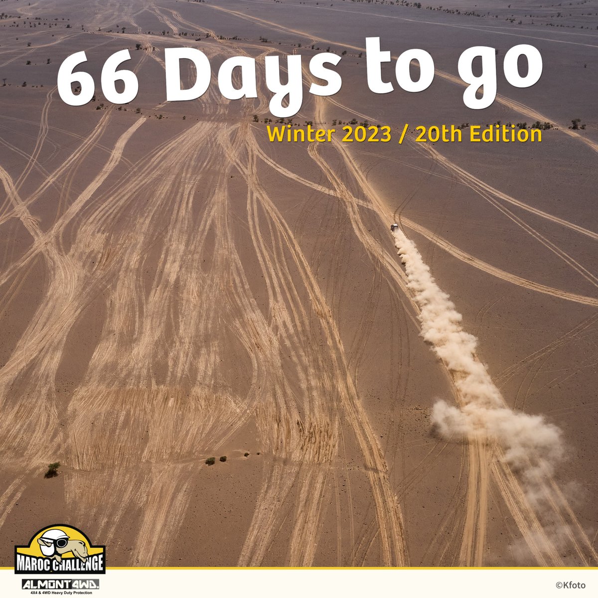 66 Days to Go! - Winter 2023 - 20th Edition 🇲🇦  

marocchallenge.com   

#maroc #marocchallenge #winter2023 #marocchallengewinter2023 #metallube #almont4wd #kingshocks #kfoto #morocco #marruecos #aventura #raid #desierto #desert #adventure #offroad