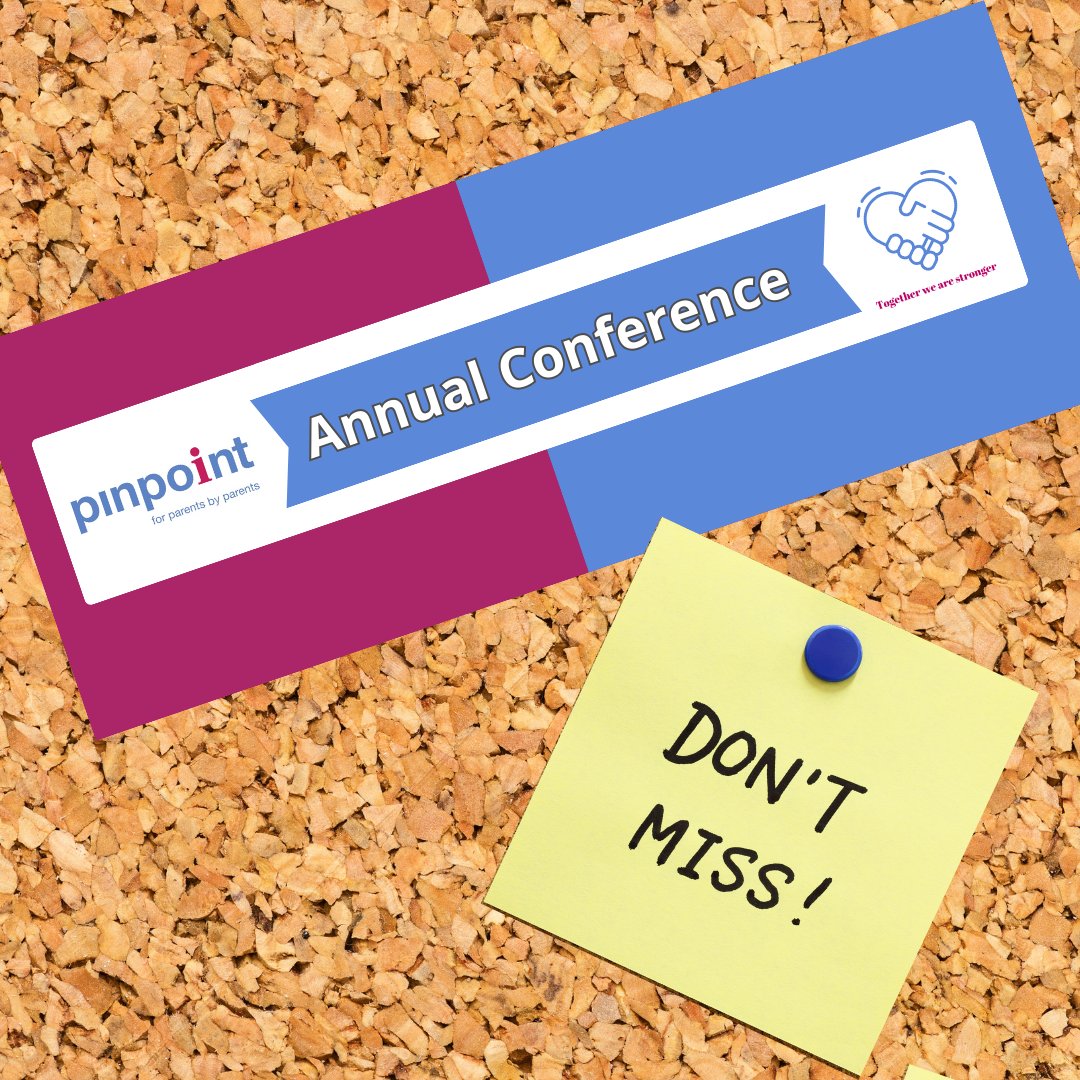 🗣️ 1 week to go! 🎉

Don't miss Pinpoint's Annual Conference on Tuesday 3rd October!

👉 Reserve your free place now: ow.ly/eQqo50PL15R (Please book as soon as possible to ensure your choice of workshops!)

#PinpointConference2023 #PinpointConference #Neurodiversity #SEND
