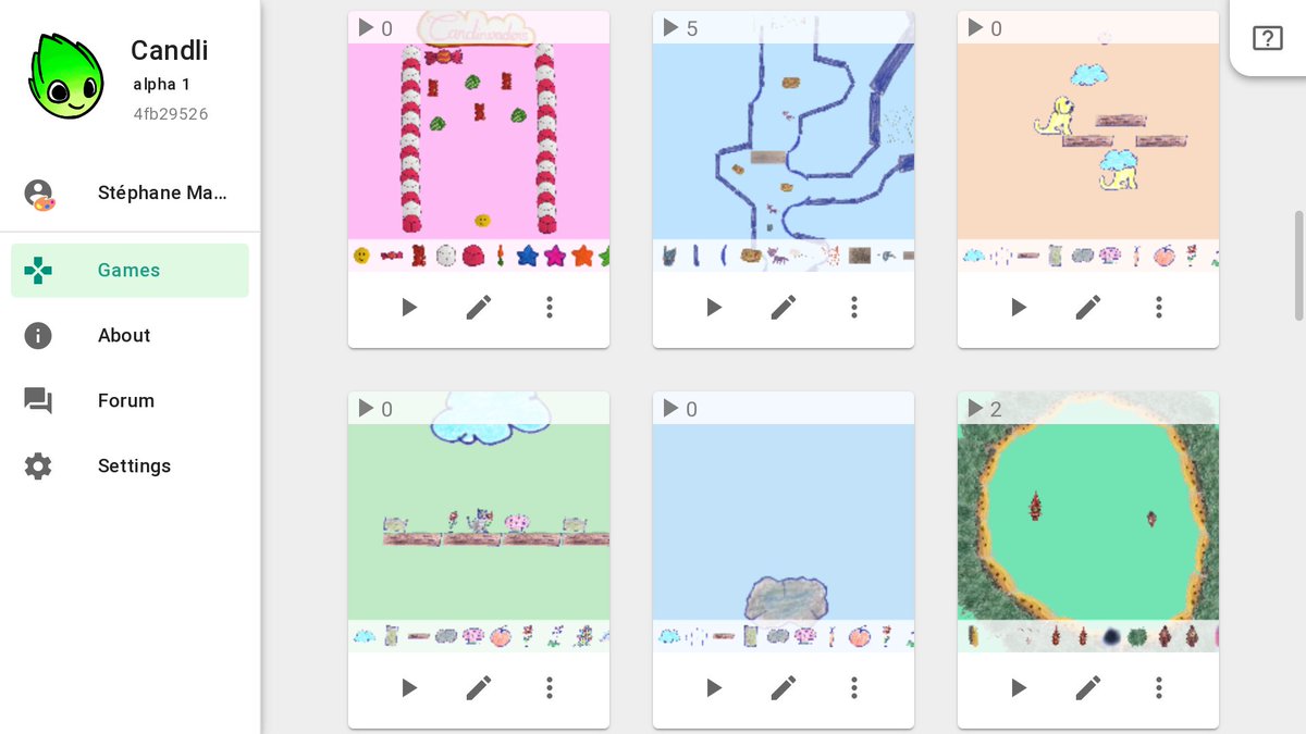 Swiss Game Developers Association | SGDA (@sgdach) on Twitter photo 🎮 Candli: Empowers creators of all ages to craft games quickly and easily. Merge art with visual programming, even without prior experience. Scan your drawings, follow simple rules, and build fully functional video games! 🖼️🕹️ #Candli <a href="/zurichpopcon/">ZURICH POP CON & Game Show</a> <a href="/EnlightwareCH/">Enlightware | We make @Candli@enlightware.ch</a> 🎮 Candli: Empowers creators of all ages to craft games quickly and easily. Merge art with visual programming, even without prior experience. Scan your drawings, follow simple rules, and build fully functional video games! 🖼️🕹️ #Candli <a href="/zurichpopcon/">ZURICH POP CON & Game Show</a> <a href="/EnlightwareCH/">Enlightware | We make @Candli@enlightware.ch</a>