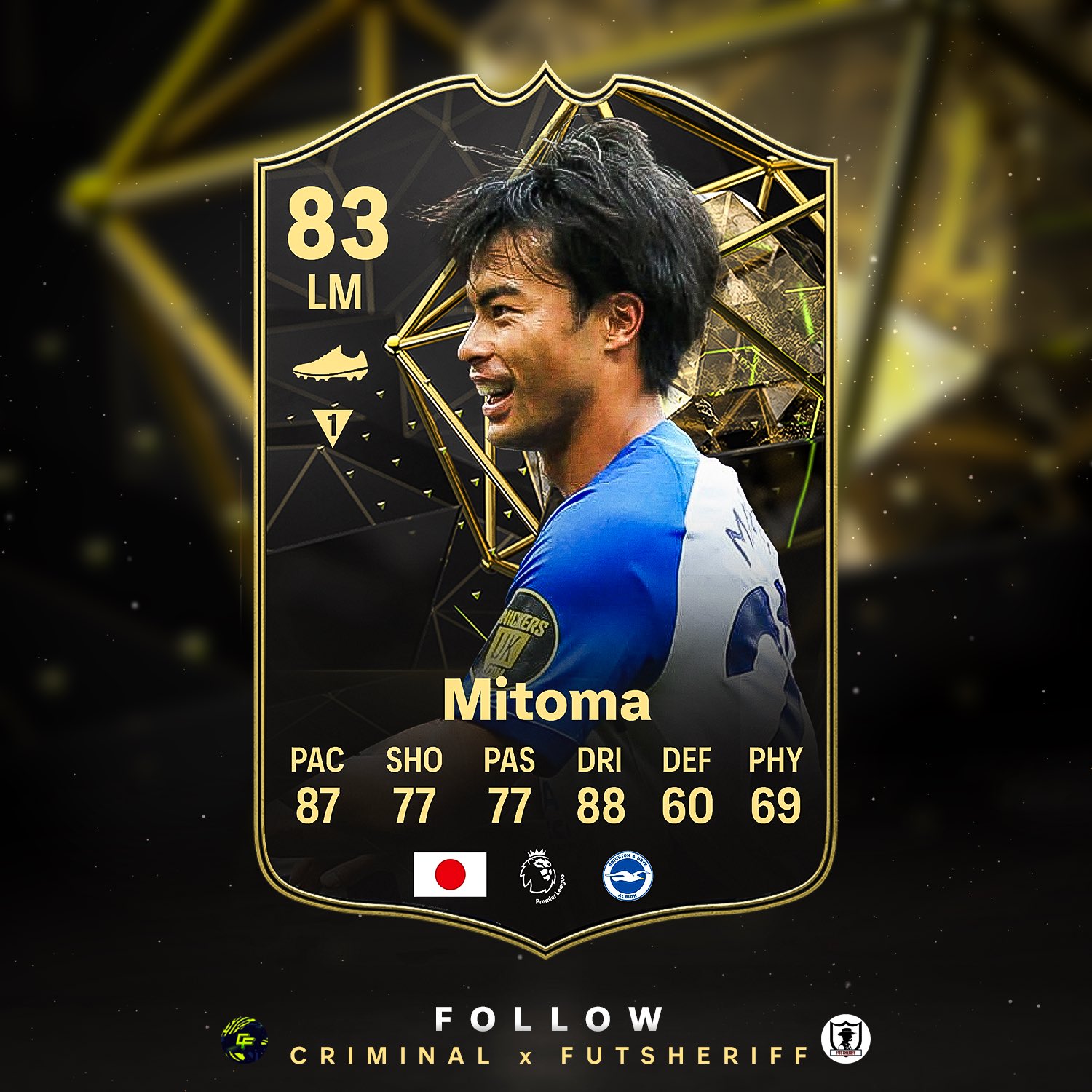 FUT Sheriff - 💥Mitoma🇯🇵 is coming as FANTASY FUT✅️ Stats