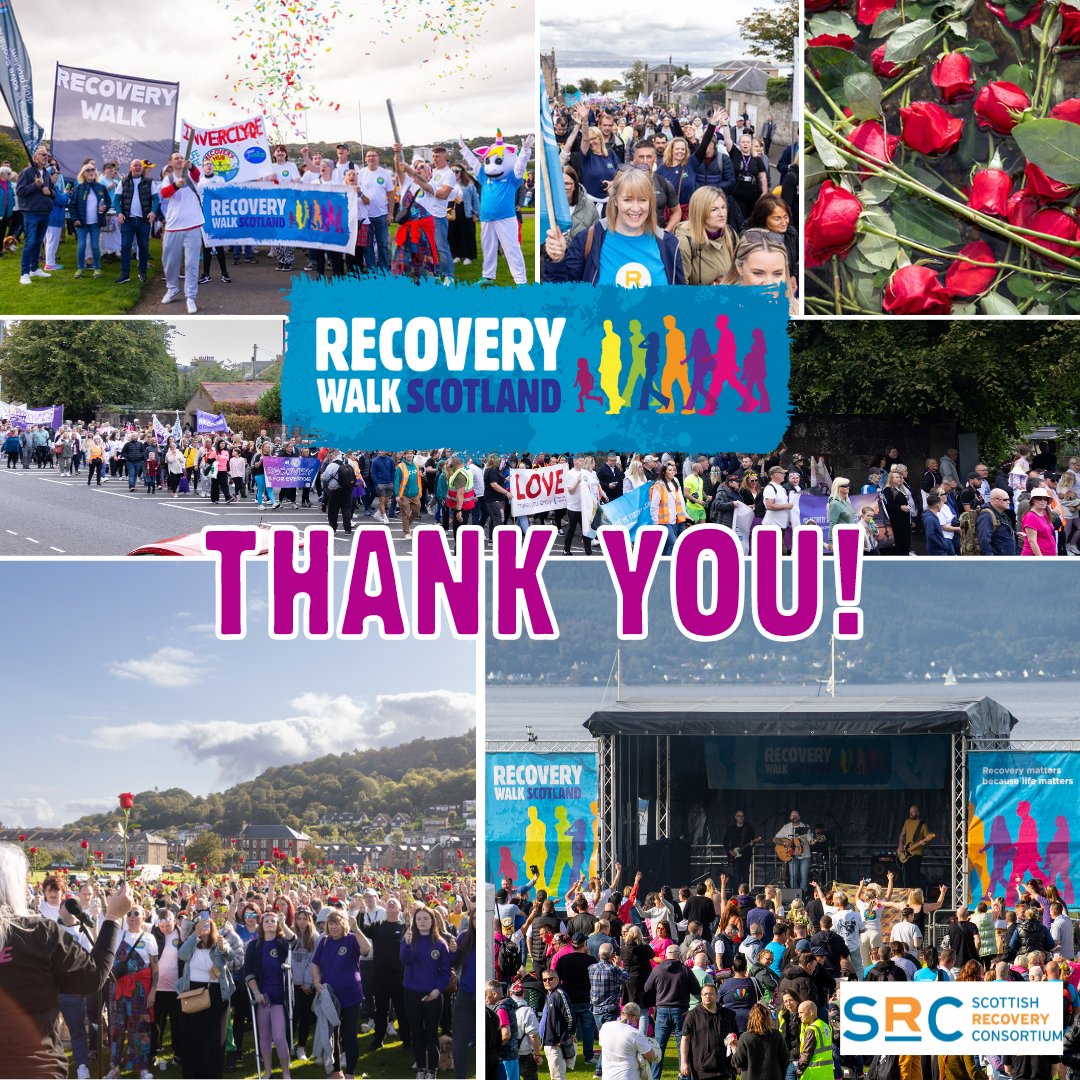 RecWalkScot's tweet photo. 💜 We would like to send a massive thank you to each of the 4000+ attendees at Saturday's #RecoveryWalkScotland 💜

Special thanks to all the Recovery Village participants &amp; of course, to @RapidReliefTeamUK for providing over 2,000 free burgers, teas and coffees on the day. 🙏 https://t.co/KiUPYuM7eY