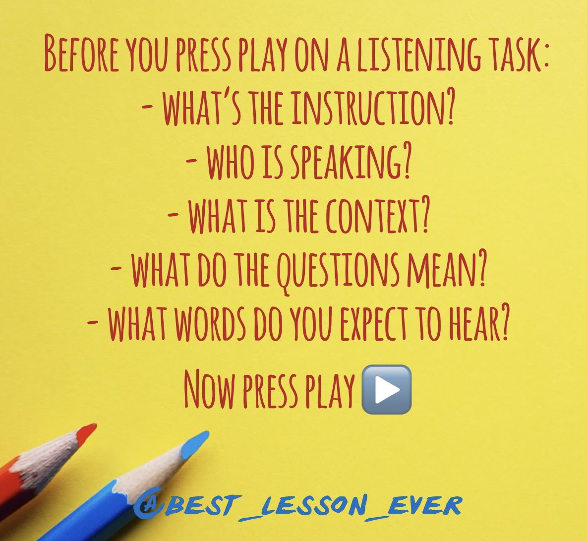 Making listening tasks more accessible! Don’t forget to use the transcript as well ▶️ #mflinsta #mfl #listening #listen #listeningskills #mfltwitterati #frenchteacher #spanishteacher #germanteacher #italianteacher #mflteachers