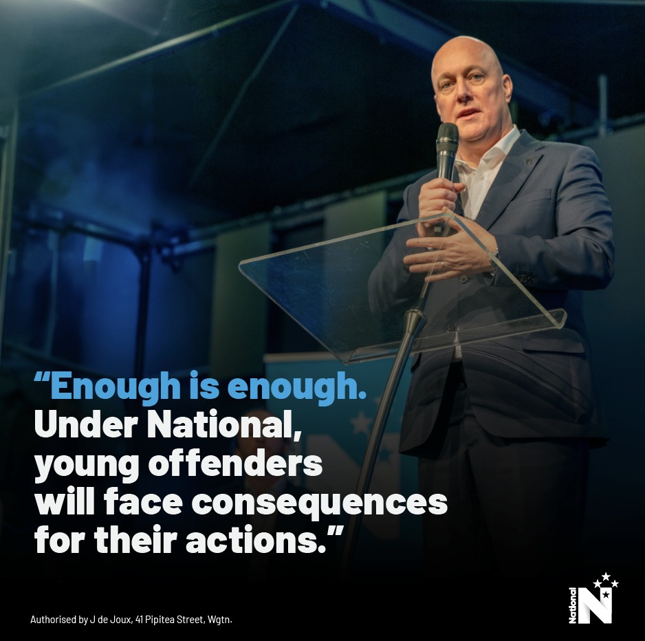 NZNationalParty's tweet photo. Crime is out of control under Labour. So far this year there have been almost two ram raids a day.
#GetNZBackonTrack #PartyVoteNational #TV3LeadersDebate https://t.co/pravbhwOMX