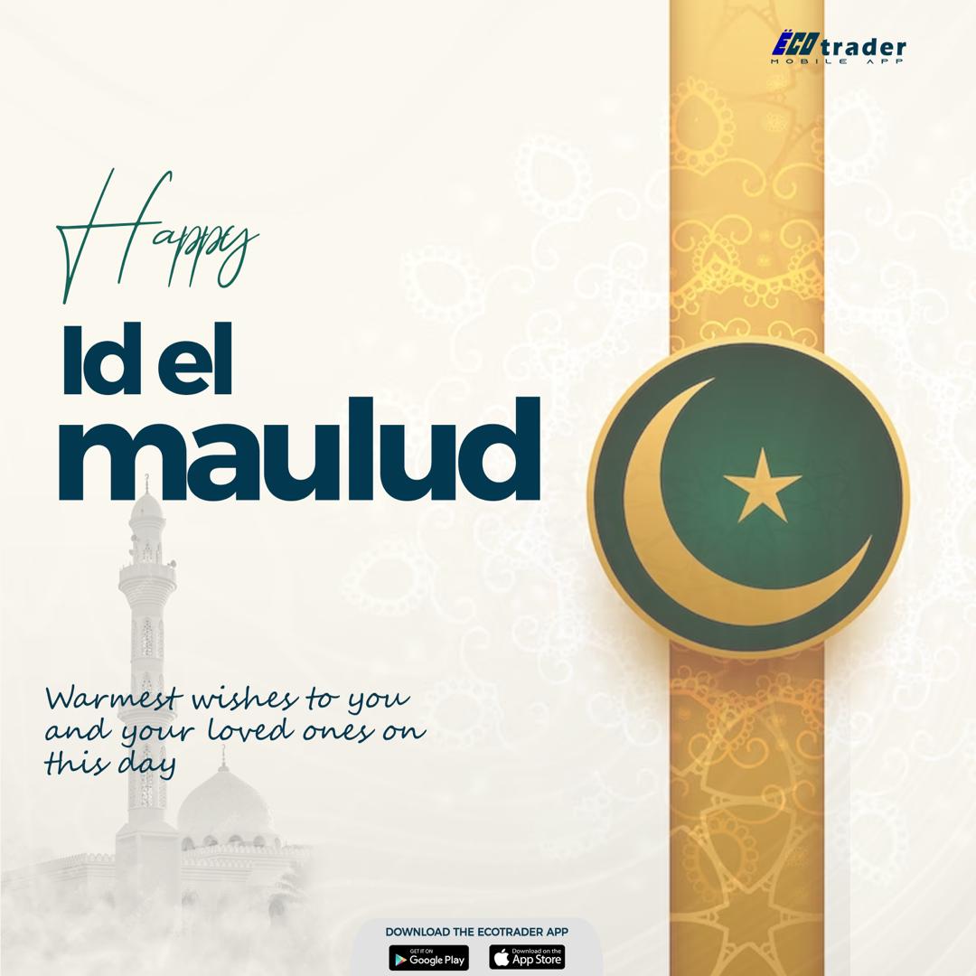 Ecotrader_App's tweet photo. May this occasion bring you all the warmth and happiness you need
Happy id el maulud https://t.co/Cfd3V9AJlO