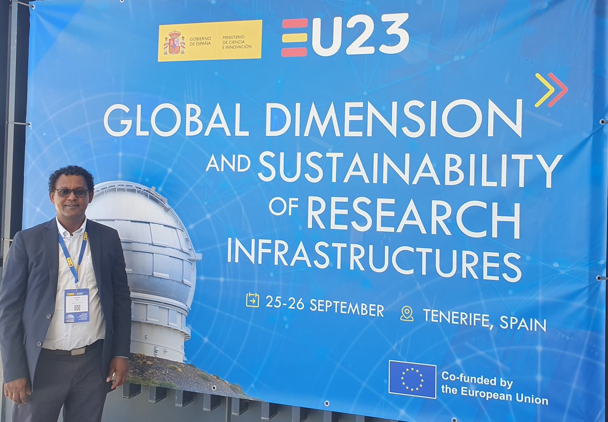 SolomonBenor's tweet photo. Glad to have attended a high-level Conf on Research Infrastructure (RI) in Tenerife, 25-26 Sept. Objective of the conference was to discuss on current &amp; future technological opportunities &amp; challenges in RI.
A visit was also made to the Teide Astronomical Observatory Station. https://t.co/1HRKrDs6FD