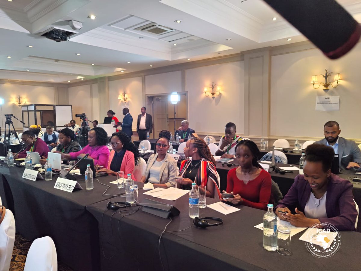 IGADsecretariat's tweet photo. Ministerial Conference on the #IGADYouthPolicy Framework to kick off shortly in Nairobi

Stay tuned for the Livestream of this historic day here and on other #IGAD social media platforms
Facebook
https://t.co/tGRPqtFl0H
YouTube https://t.co/SPh7OM6VVD

@HornofAYN @ESASavechildren @IDEA_Africa
@SDY_Ke @moyasa_ke @ayt_org @SavetheChildren