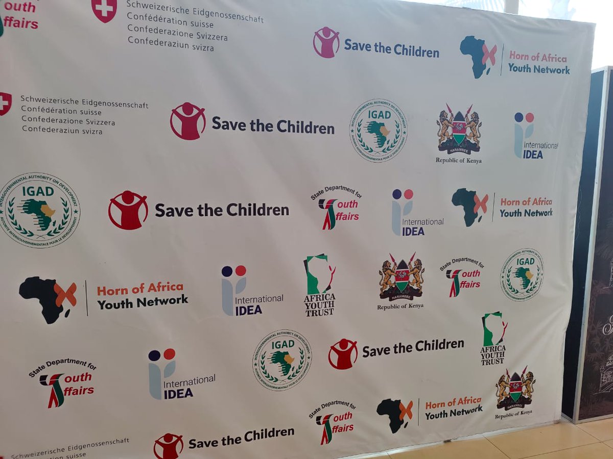 IGADsecretariat's tweet photo. Ministerial Conference on the #IGADYouthPolicy Framework to kick off shortly in Nairobi

Stay tuned for the Livestream of this historic day here and on other #IGAD social media platforms
Facebook
https://t.co/tGRPqtFl0H
YouTube https://t.co/SPh7OM6VVD

@HornofAYN @ESASavechildren @IDEA_Africa
@SDY_Ke @moyasa_ke @ayt_org @SavetheChildren