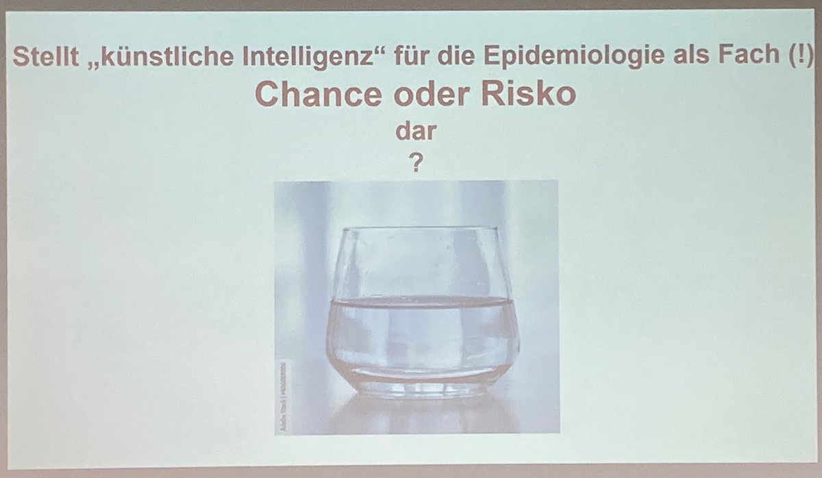 @docbio.bsky.social🇺🇦🇨🇦🇮🇱🇪🇺🤝🇩🇪🌍 (@docbio1509) on Twitter photo Und natürlich #AI 😉 #DGEpi2023 …. 4/n Und natürlich #AI 😉 #DGEpi2023 …. 4/n