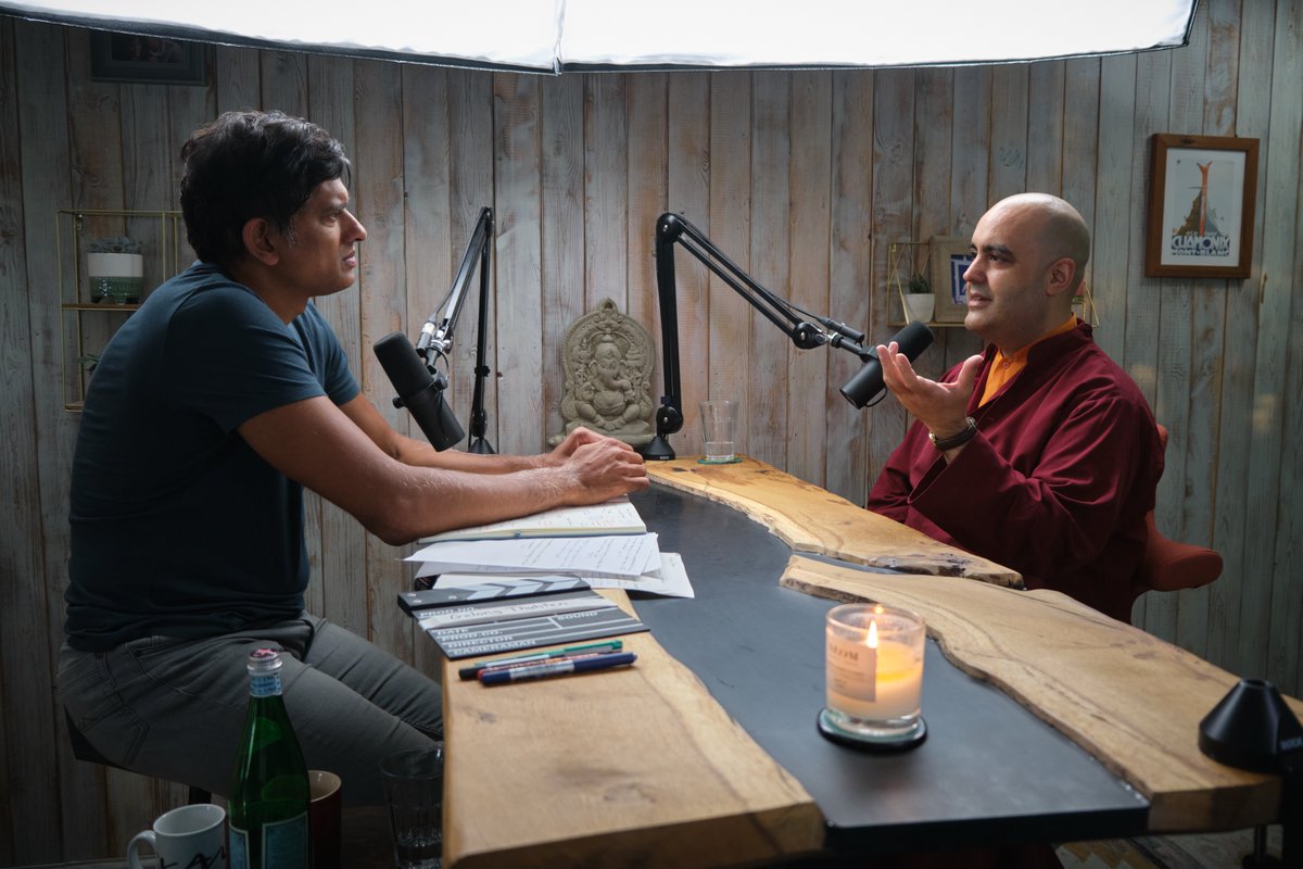 What if the most courageous, compassionate thing you could do in life was to learn how to be with yourself? It’s a powerful, perhaps surprising idea put forward by today’s guest, the Buddhist monk, meditation teacher and author @Gelong_Thubten.