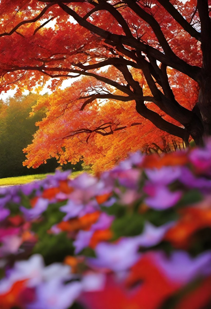 OurinIza's tweet image. The sun, a gentle kiss upon the land,
Illuminates a mosaic so grand,
A symphony of reds, yellows, and browns,
Nature’s palette, where beauty astounds.

#goodmorning #GoodVibes #GHVIP26S #GHVIP25S #JungKook #27Sep #26settembre #26Sept #26Septiembre #25Sep #25Sept #25settembre