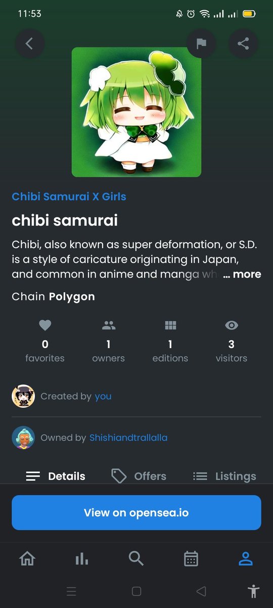 BibasPantha4's tweet photo. #nftsold โ
,chibi is a cute ๐ฅบ nft
That's why everyone love her ๐
@STrallalla thanks for purchasiing my nft ๐in 1.99 #maticpolygon and Dm me for one more free Nft ๐๐ฅณ๐ฅณ๐๐๐which is ๐ free ๐๐
More nft available check โ
it out
https://t.co/5owvFlShqi https://t.co/Y91bKaV0HS