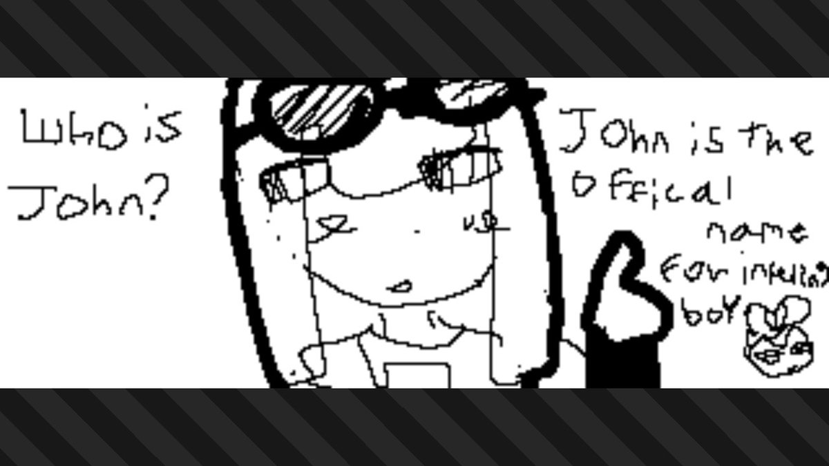 cakefromdisc's tweet photo. nobody knows john.. #Splatoon3 #Splatoon #John #HiJohn #InklingBoy#NintendoSwitch https://t.co/ZtZqHiKHyo