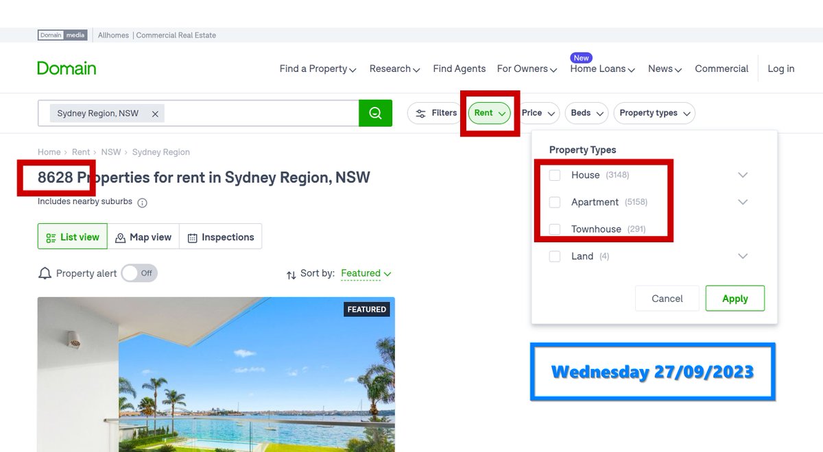 justthink1's tweet photo. Sydney for-lease listings dropping like a led balloon... 🧐
Don't say you weren't warned...
I recall when we had almost as much in only the Blacktown LGA... 😒
Revolution coming to Sydney soon... #yakes https://t.co/QXznQnqDuP