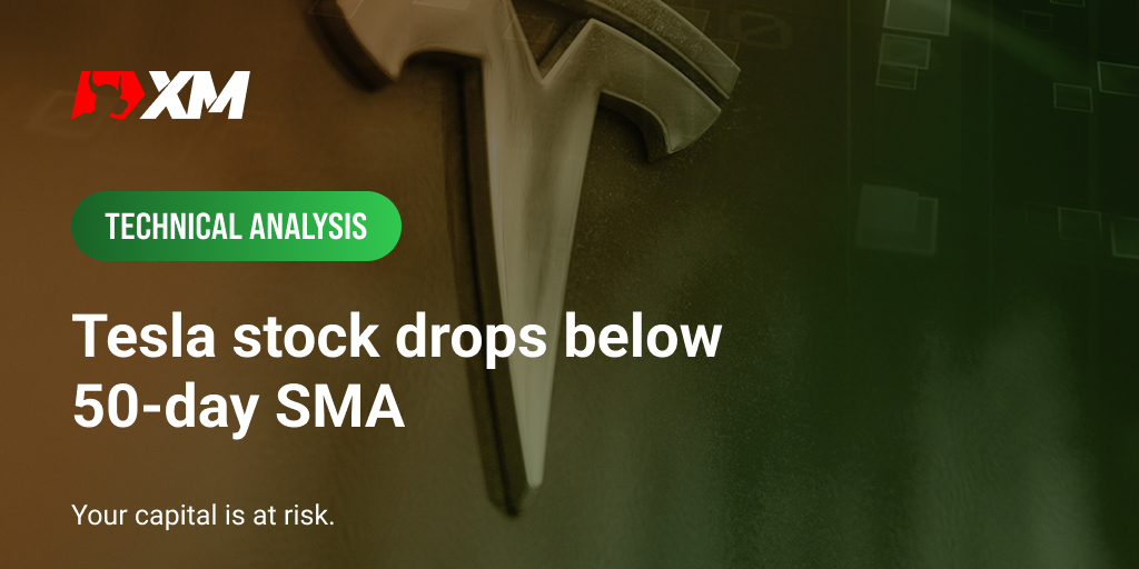 XM_COM's tweet photo. #Tesla #stock extends its recent pullback below the 50-day SMA. What are the key levels to watch?

Read more in our technical report 👉 https://t.co/M21O7TZXUL

#XM #XMTechnicalAnalysis https://t.co/snBYCQJdGh