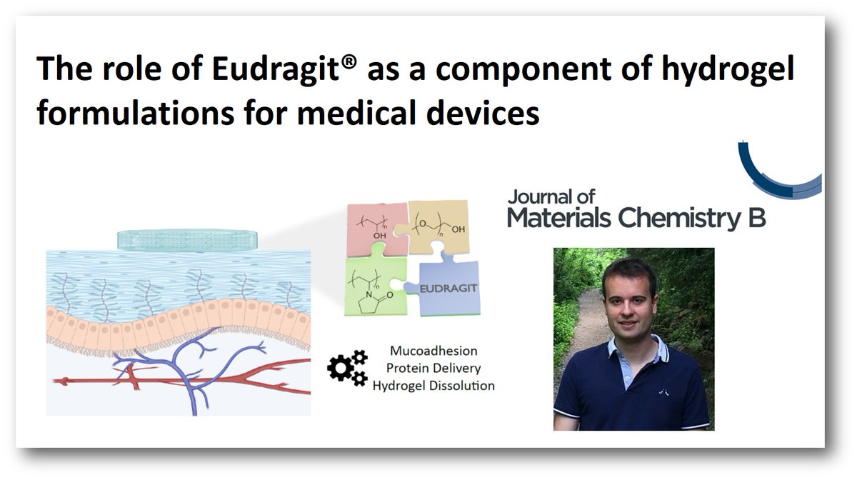Happy to share our latest publication @JMaterChem about #Eudragits in hydrogels for protein ocular delivery. Amazing work by @david_esporrin and collaborators. Congrats David!! @POLYMAT_BERC @ehu_kimika @ehuscientia Link: pubs.rsc.org/en/content/art…