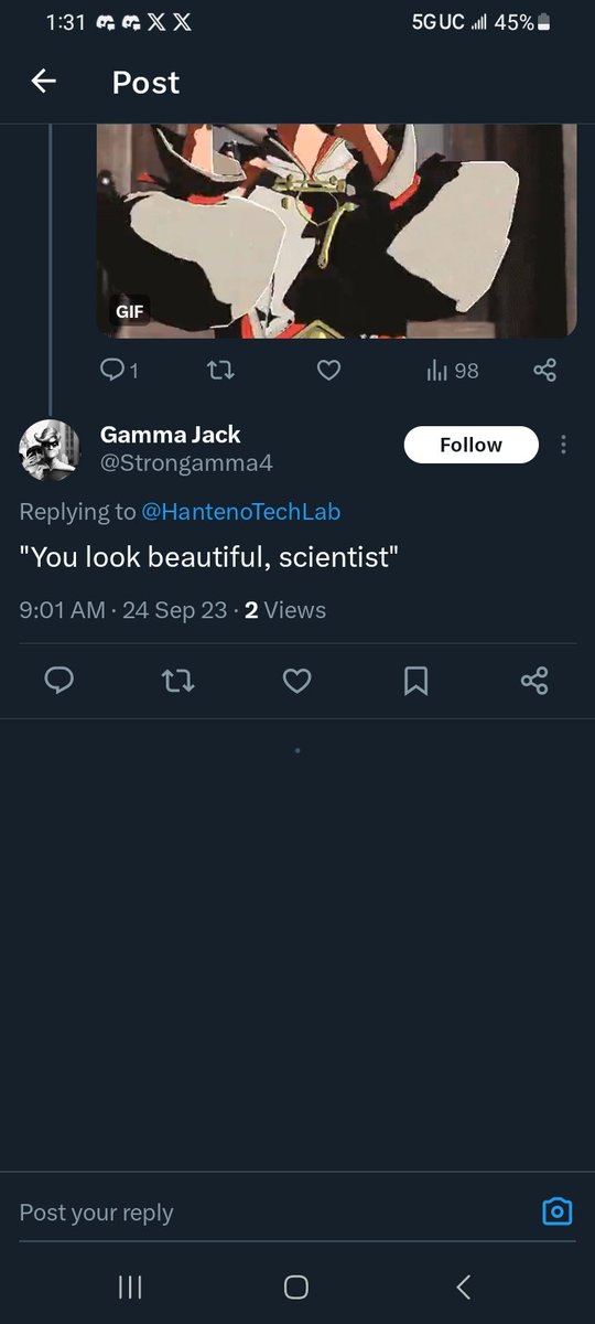 //hiding your reply because I don't know you and your presence gave me anxiety 🤨