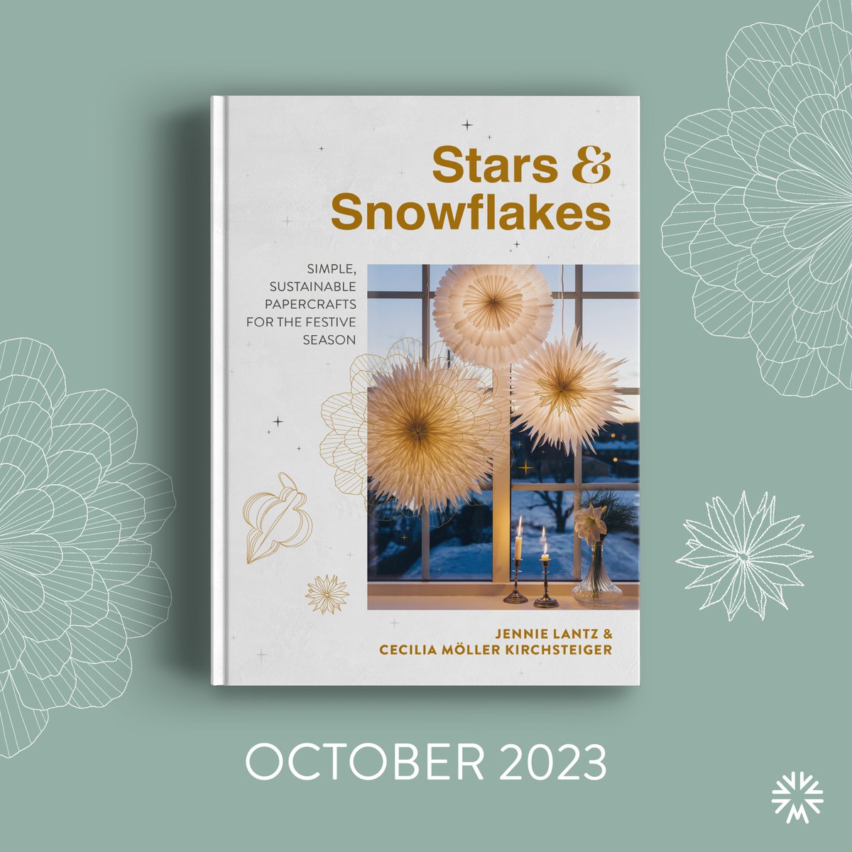 A sustainable guide to making beautiful paper decorations for Christmas and the festive season using templates, step-by-step instructions and all sorts of paper 🌟❄

Available 10 October, pre-order now!

#diychristmasdecoration