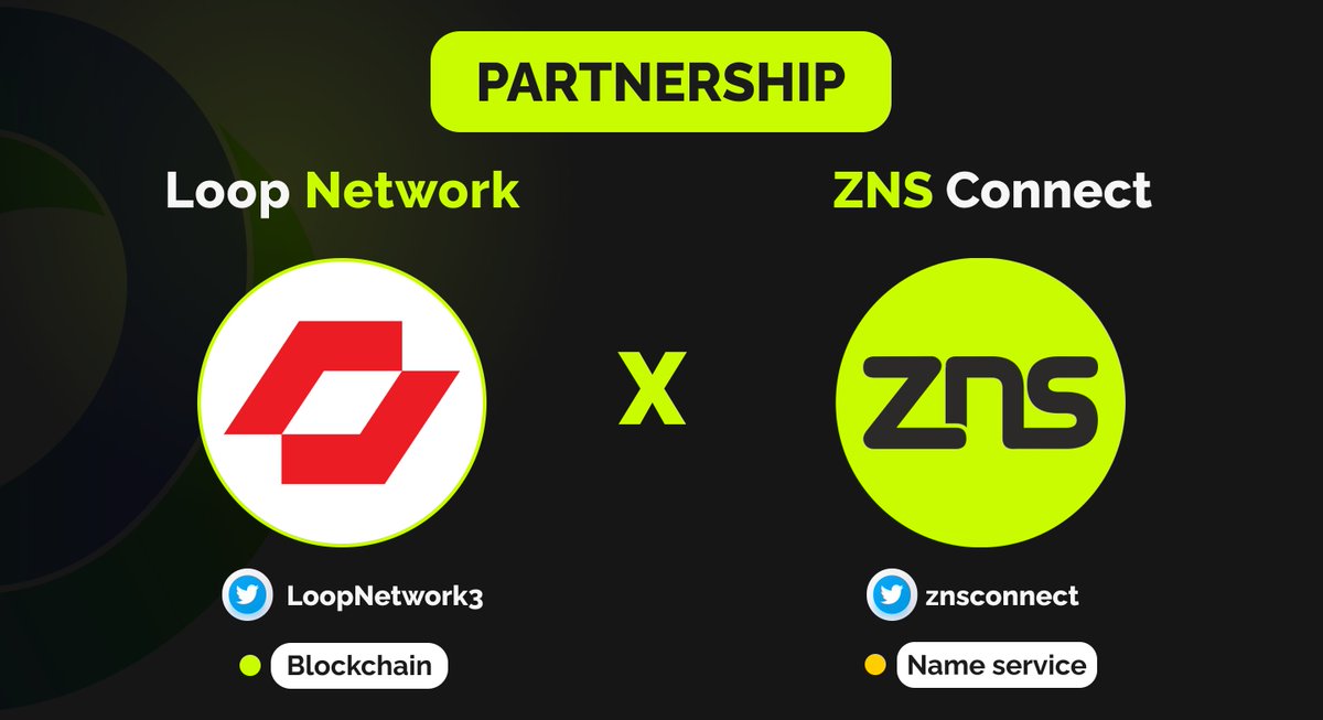 ZNSConnect's tweet photo. 🤝 We are thrilled to announce our partnership with @loopnetwork3! 🚀

At @ZNSConnect, we're on a mission to simplify Web3 interactions, making them user-friendly and seamless. With our Decentralized Naming Service, we're linking Omnichain, designed for Web3, Identifier, and DAO, bringing enhanced digital identities and frictionless transactions across various blockchains. 

🌐 Built on Zetachain, Polygon, and other EVM-compatible chains, ZNS Connect is at the forefront of blockchain innovation.

We believe that this partnership is the beginning of an exciting journey, where we'll build a strong community and grow together over time.

Explore @ZNSConnect's creative strategy and learn more about our collaboration: https://t.co/ppFg9GHSoc

#loopnetwork #znsconnect #blockchain #partnership 🚀