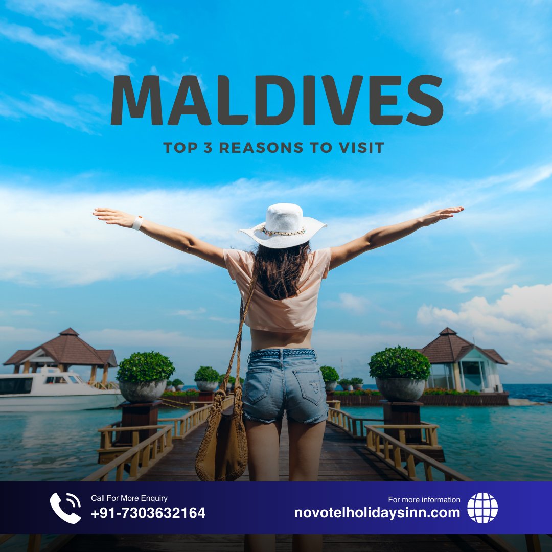 Novotelholidays's tweet photo. Dreaming of paradise?  Discover the top 3 reasons why the Maldives  #MaldivesMagic #IslandGetaway #TravelGoals
More Info: +91-7303632164
#NovotelHolidaysInn #novotel #maldivestrip #BeachEscape #sharkswim #tourism #streetfood #cityphotography #TravelGram #HotelLife #Hospitality https://t.co/ke1mbpb4Tw