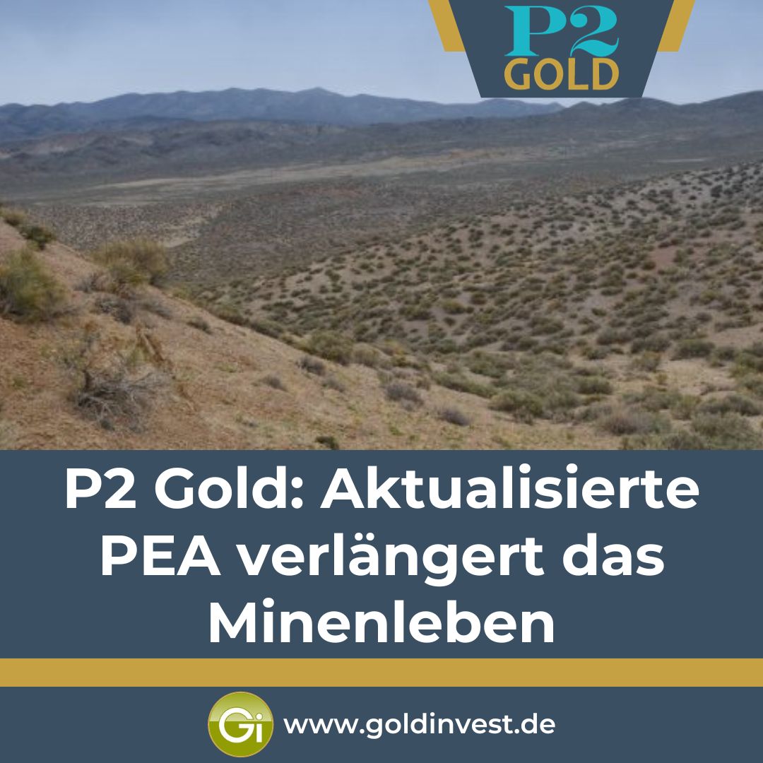 GOLDINVEST_de's tweet photo. #P2Gold hat die Betriebsdauer einer zukünftigen Mine auf dem #Kupfer-Gold-Projekt Gabbs noch einmal verlängert.

Jetzt mehr erfahren ▶️▶️ https://t.co/DMkZjRZEJv

$PGLD #copper #gold https://t.co/qlAGSs61AB