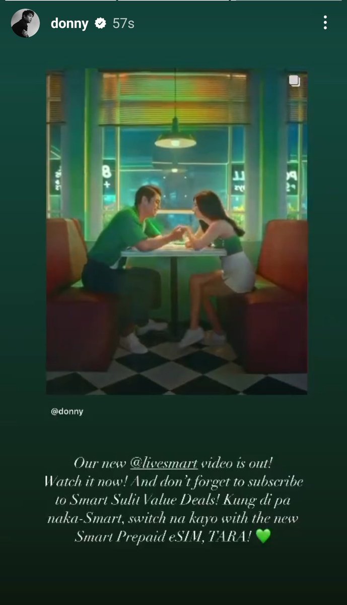 VigorousDB's tweet image. Donny&apos;s IG Story Update!! 

DONBELLE SMART SULIT

#PowerAndMagicOfSmart
#DonBelle | #SmartDonBelle