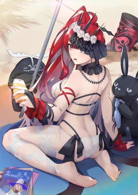 今更ですがバーヴァンシーの水着を描きました!#FGO #バーヴァン・シー 
